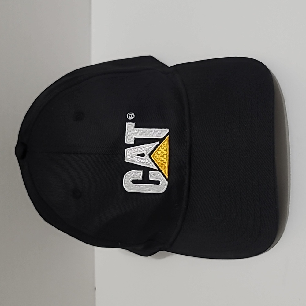 CAT Caterpillar Cap Hat Men's Black Strapback ConExpo2023 Workwear Construction